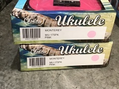 Monterey Ukulele x2 PINK - 7