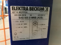 2004 Electra Beckume Band Saw, Model: BAS505G - 2