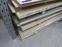 11 x Long Pallets of assorted Timber Sheets & Components in 3 Bays - 10