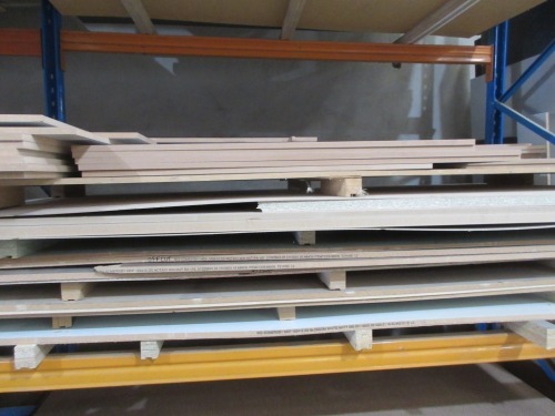 4 x Long Pallets of assorted Timber Sheets