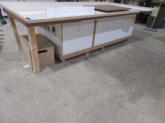 Timber Construction Make Up Bench - 2
