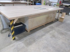 Timber Construction Make Up Bench - 2