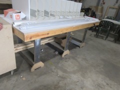 Timber Construction Make Up Bench - 2