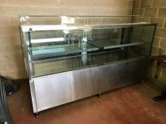 Stainless Steel Counter Cake Display Fridge - 5