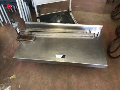 Stainless Steel Wall Mounted Bench - 3