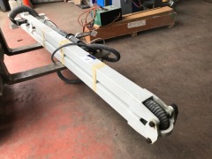 Rupes Sanding and Vacuum System, retractable wall mount arm (has been disassembled) with 2 x Rupes K5260 vacuum units - 4