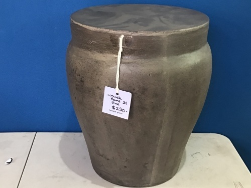 Concrete Round Stool