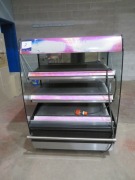 Heated Shop Display Servery Unit, 3 Shelves, Make: FRI-JADO, Model: MD-100-3 SB - 4
