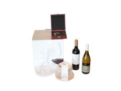 Decanter, Wine, Cheese Dome and Bottle Opener Set - 2