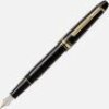 Montblanc Meisterst&uuml;ck Gold-Coated Classique Fountain Pen F 106513 (Pen only. No Box)