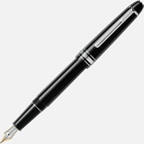 Montblanc Meisterst&uuml;ck Platinum-Coated Classique Fountain Pen (B) 106523 (Pen only. No Box)