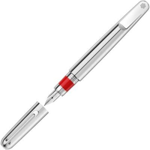 Montblanc M Red Signature Fountain Pen M 113622 (Boxed)