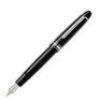 Montblanc Meisterst&uuml;ck 147 Platinum Coated Traveller Fountain Pen M 114226 (Boxed)