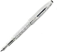 Montblanc Meisterst&uuml;ck Martele Sterling Silver Fountain Pen F 115096 (Pen only. No Box)