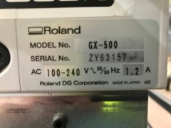 Vinyl Cutter Camm-1 Pro, Roland, Model: GX500, Serial No: ZY63157, 240 volt, 1600 x 750 x 1100mm H - 5