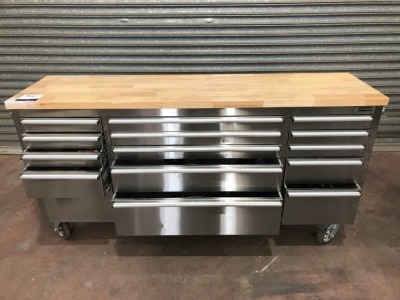 Ultimate Stainless Steel Multi drawer Tool Box
