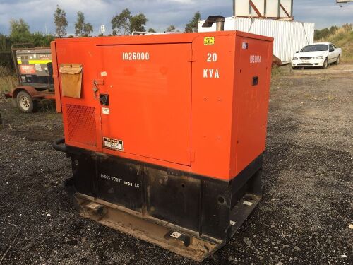 2010 FG Wilson 20Kva Generator *RESERVE MET*
