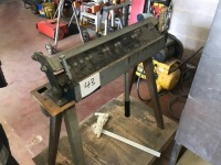 Sheet Metal Folder, 8 fingers, 600mm capacity, overall 800 x 450 x 950mm H