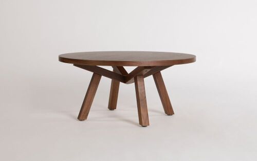 Sean Dix Forte Round Coffee Table - Timber