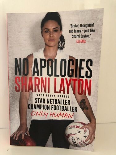 2011 World Netball Championship Australian Jersey signed by the team and Sharni Norder (Layton's) signed book "No Apologies' .