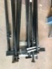 10 x Aluminium adjustable height display framing posts, 2300mm closed - 3