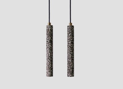 Bentu BANG Terrazzo Pendant - Brass