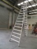 Zarges Aluminium A Frame Extension Ladder - 2