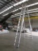 Zarges Aluminium A Frame Extension Ladder - 3