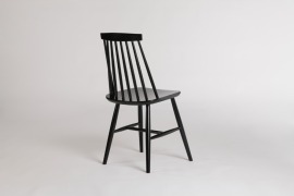 Qty of 4 Matching Fameg 5910 Chairs - Black - 4