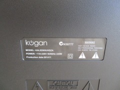 Kogan 65" LED Television with remote control, Model: KALED65UHDZA, DOM: 11/2014, 240 volt - 3