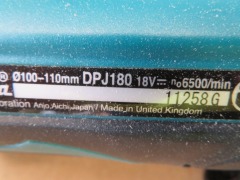 Makita Cordless Plate Joiner, Model: DPJ180 with battery and charger - 4
