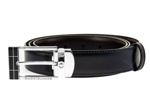 Montblanc Contemporary Reversible Black/Brown Leather Belt 101899