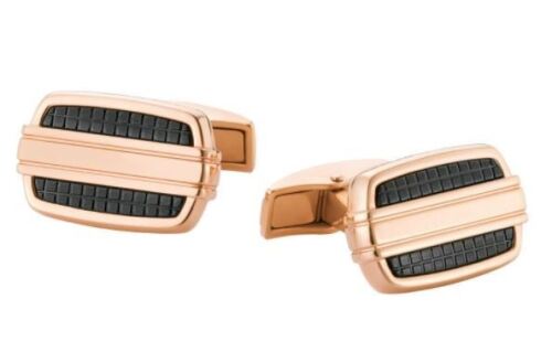 Montblanc Classic Collection Red Gold Black Titan Cufflinks 106914