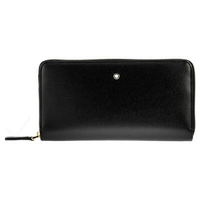 Montblanc Meisterstück Long Wallet with Zip 8cc Black 114532 | Hilco ...