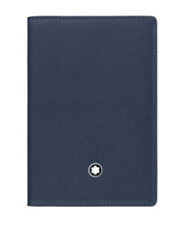 Montblanc Meisterstück Business Card Holder with Gusset Navy 114554