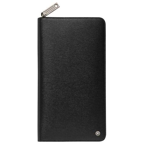 Montblanc Westside Travel Wallet with Removable Pouch Black 114695