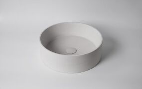 Bentu Hui Concrete Round Basin - White - 2