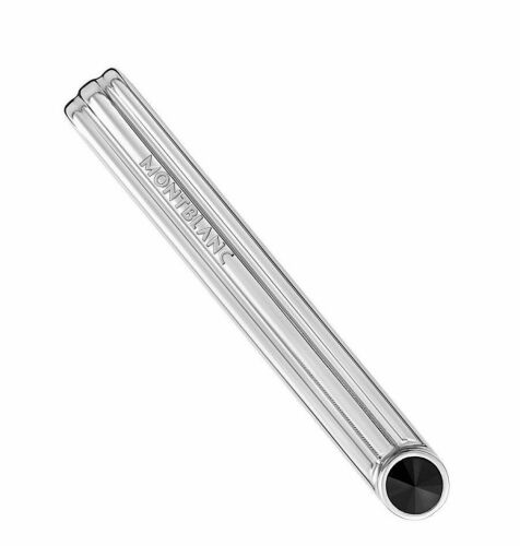 Montblanc Stainless Steel Facetted Onyx Tie Bar 116638