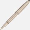 Montblanc Meisterst&uuml;ck Geometry Solitaire Champagne Gold LeGrand Fountain Pen M 118101