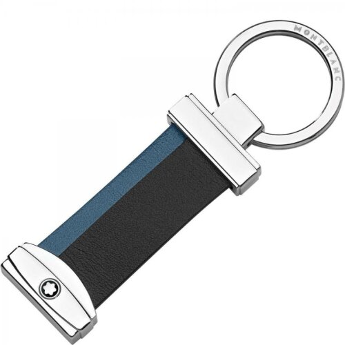 Montblanc Meisterstück Key Fob Stripes Black-Blue 118318