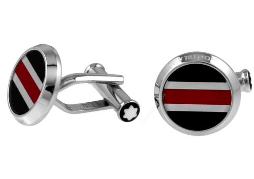 Montblanc Urban Spirit Racing Stainless Steel Cufflinks 118596