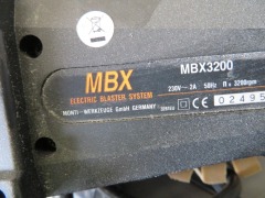 MBX Vinyl Zapper in case, Model: MBX3200, 240 volt - 3