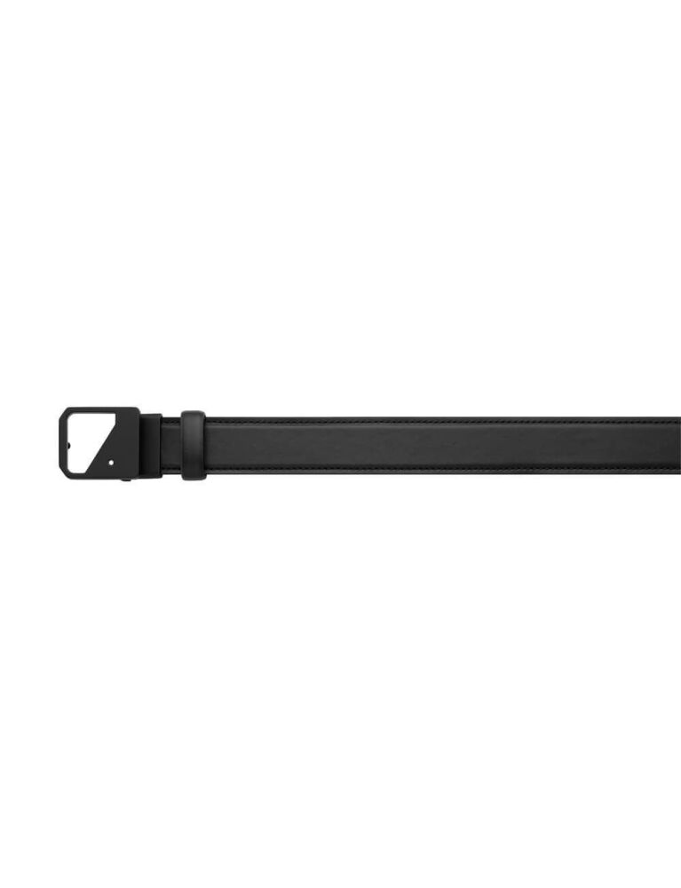 Montblanc Belt Frame Matt Black PVD Plate Buckle Black 123903 | Hilco ...