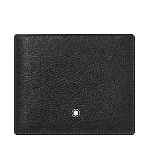 Montblanc Meisterstück Soft Grain 6 Card Holder Black Wallet 126250