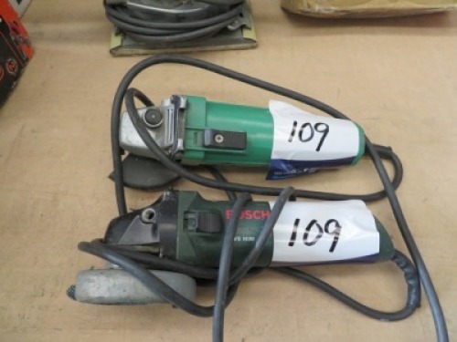 2 x 100mm Angle Grinders
