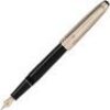 Montblanc Meisterst&uuml;ck Dou&eacute; 145 Geometry Champagne Gold-Coated Classique Fountain Pen F 118081 (Pen only. No Box)
