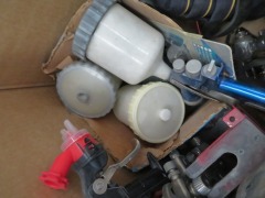 Assorted Spray Guns, Pot and accessories in box - 5