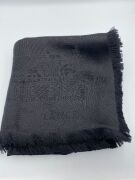 Lancel Scarf Cashmere/Wool 35 x 180 Black - 3