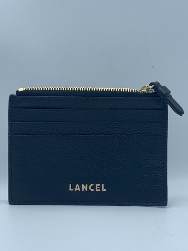 Lancel Lettrines Zip Card Holder L Black A0880710TU