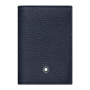 Montblanc Meisterstuck Soft Grain Business Card Holder with Gusset - Blue 116744
